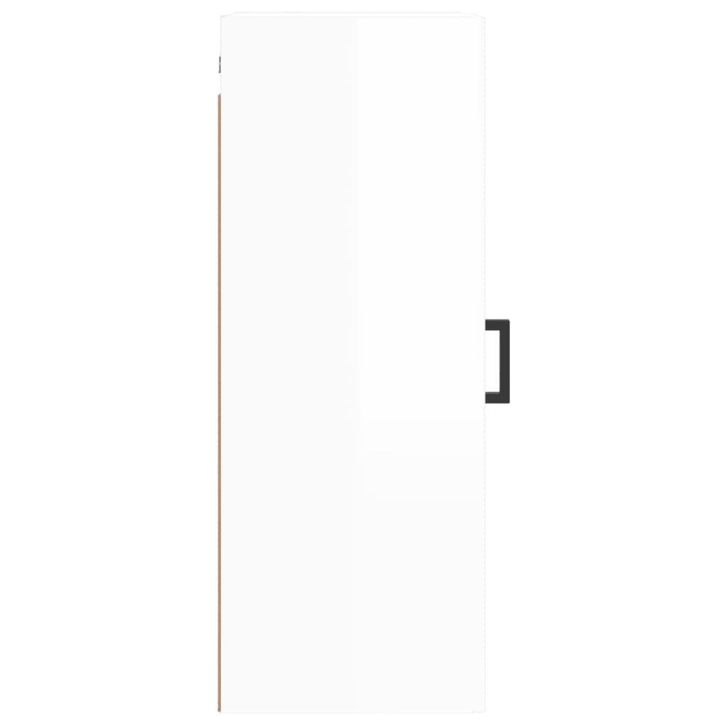 Pensile bianco lucido 34,5x34x90 cm