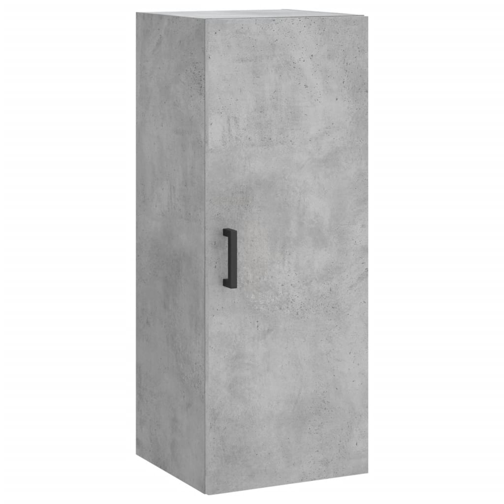 Concrete gray wall cabinet 34.5x34x90 cm