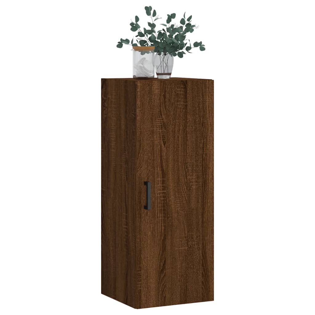 Braune Eichenwandschrank 34,5 x 34 x 90 cm