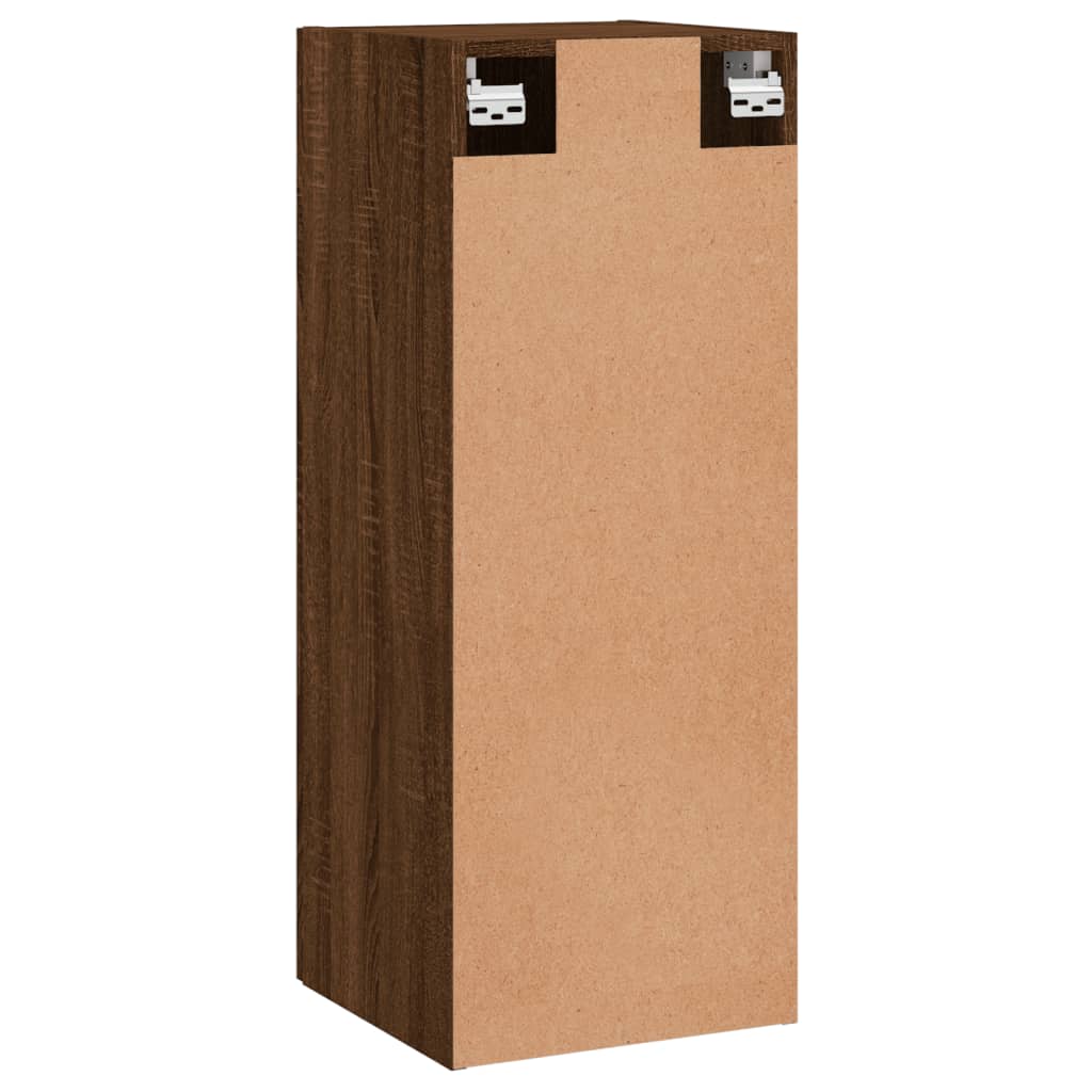 Braune Eichenwandschrank 34,5 x 34 x 90 cm