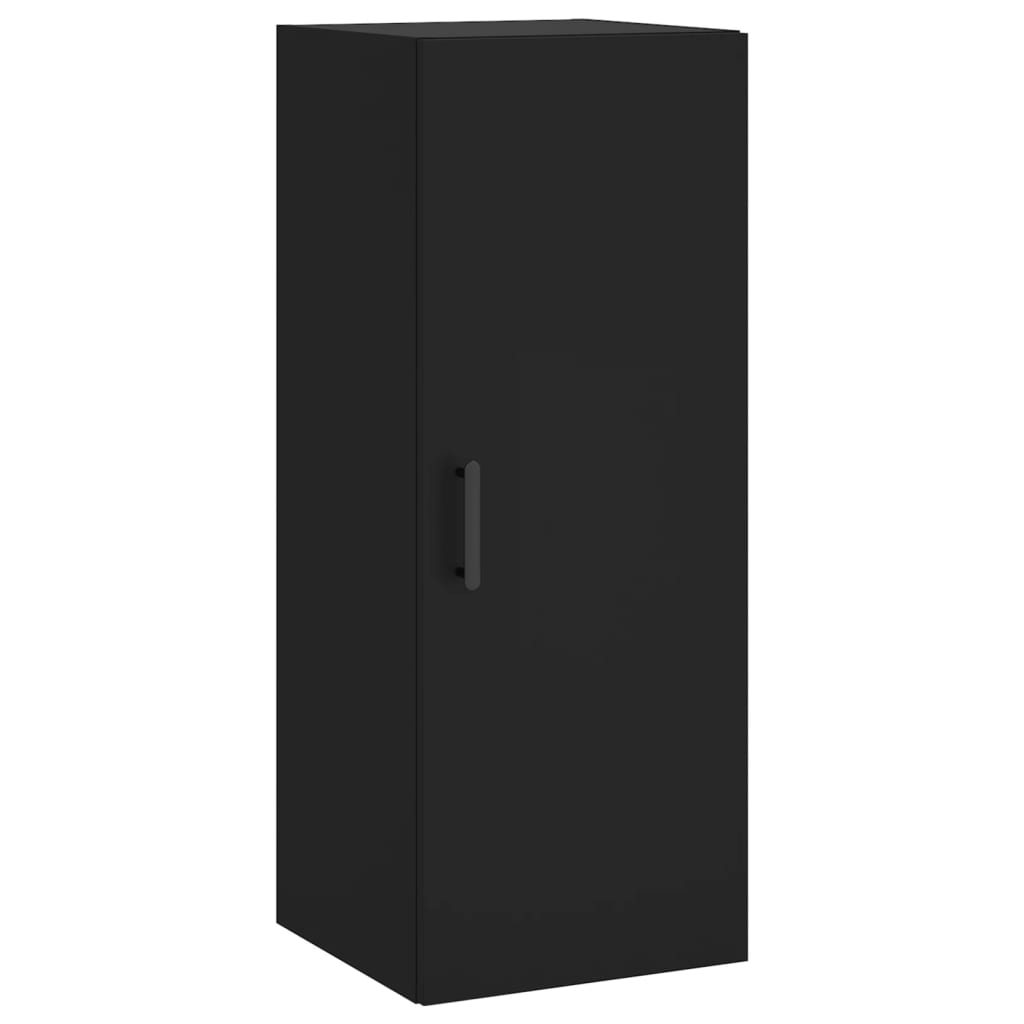 Schwarz -Wandschrank 34,5x34x90 cm