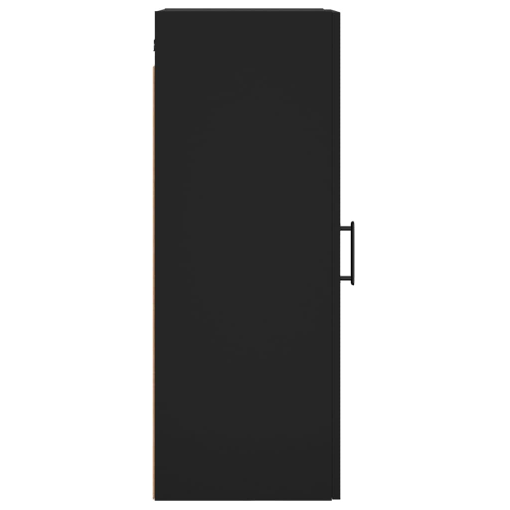 Black wall cabinet 34.5x34x90 cm