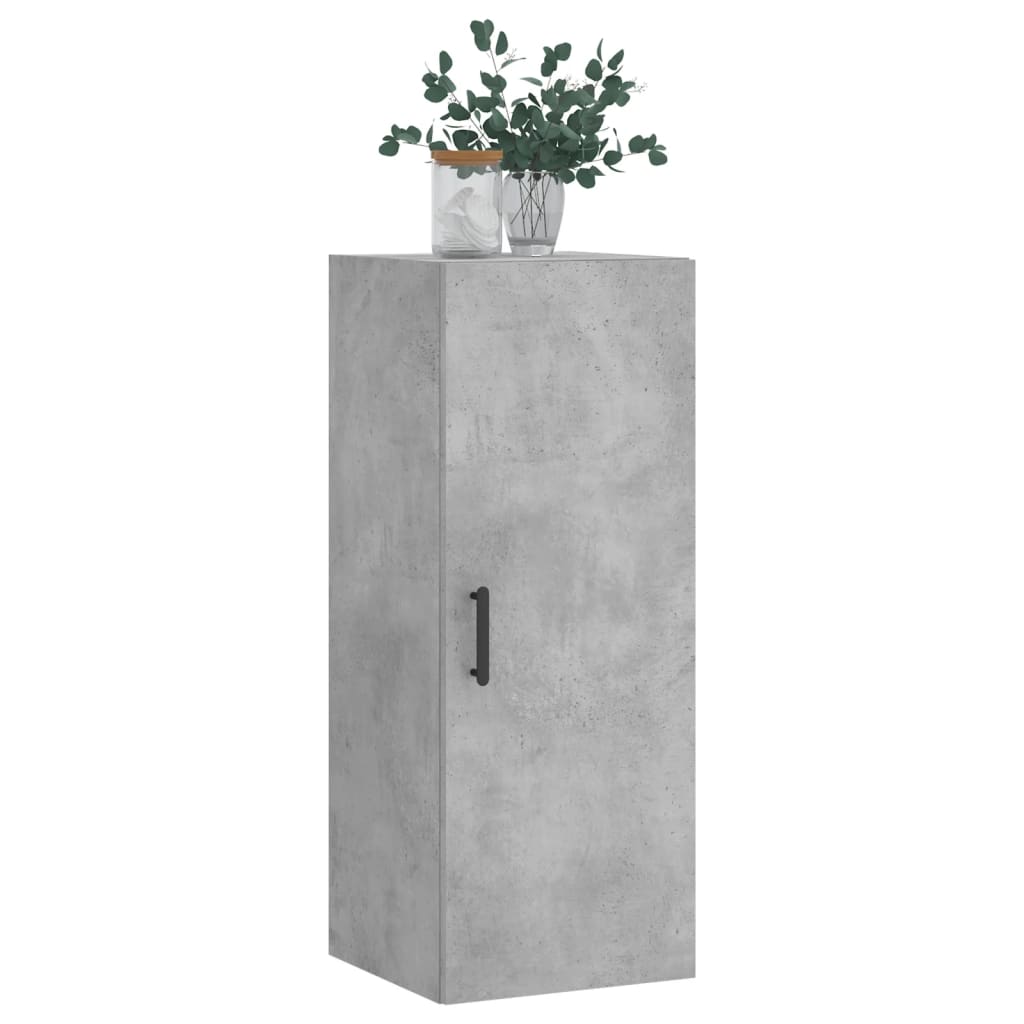 Concrete gray wall cabinet 34.5x34x90 cm