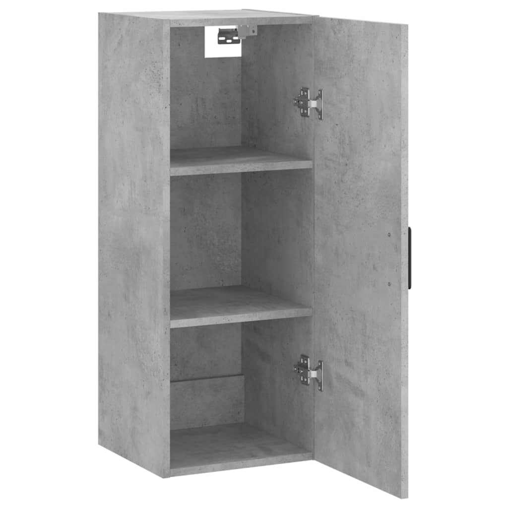 Armoire murale gris béton 34,5x34x90 cm