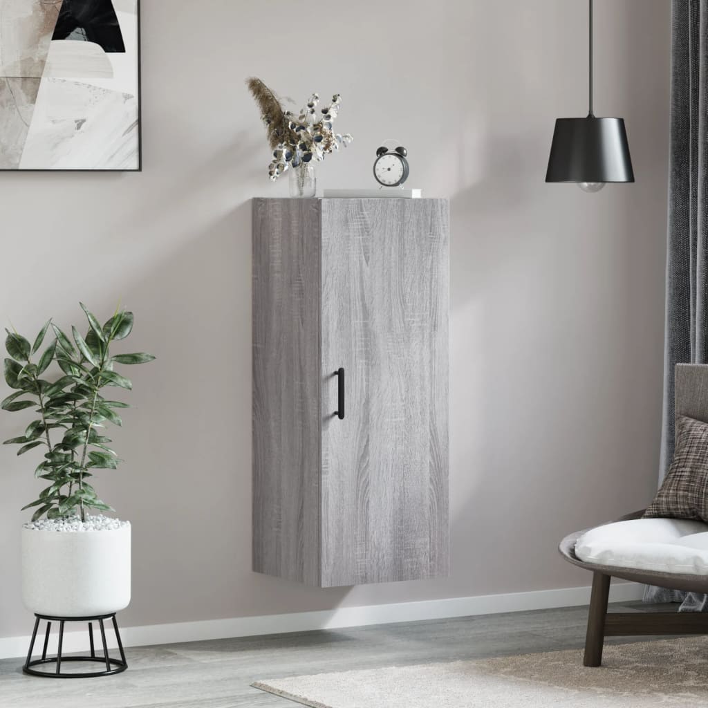 Sonoma Grey Wall Cabinet 34,5x34x90 cm