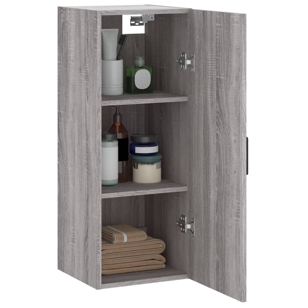 Sonoma Grey Wall Cabinet 34,5x34x90 cm