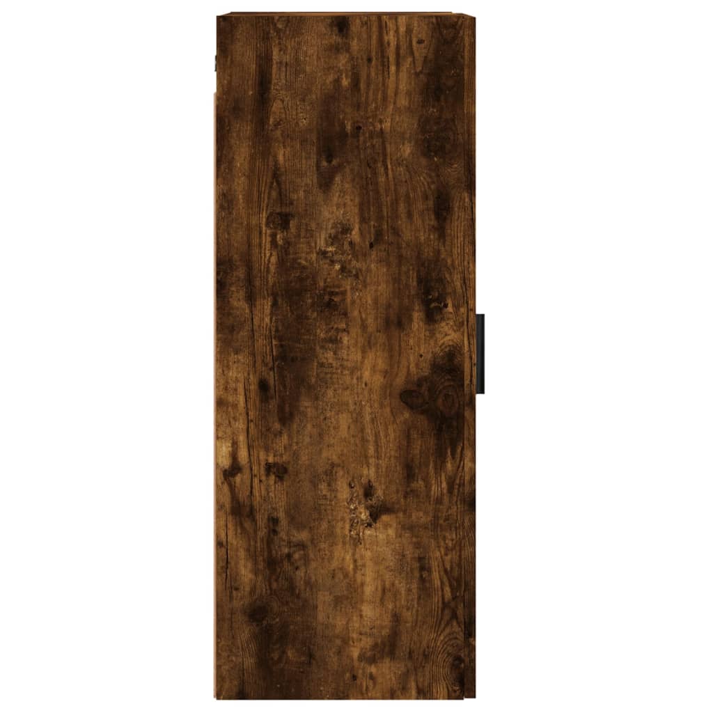 Smoked oak wall cabinet 34.5x34x90 cm