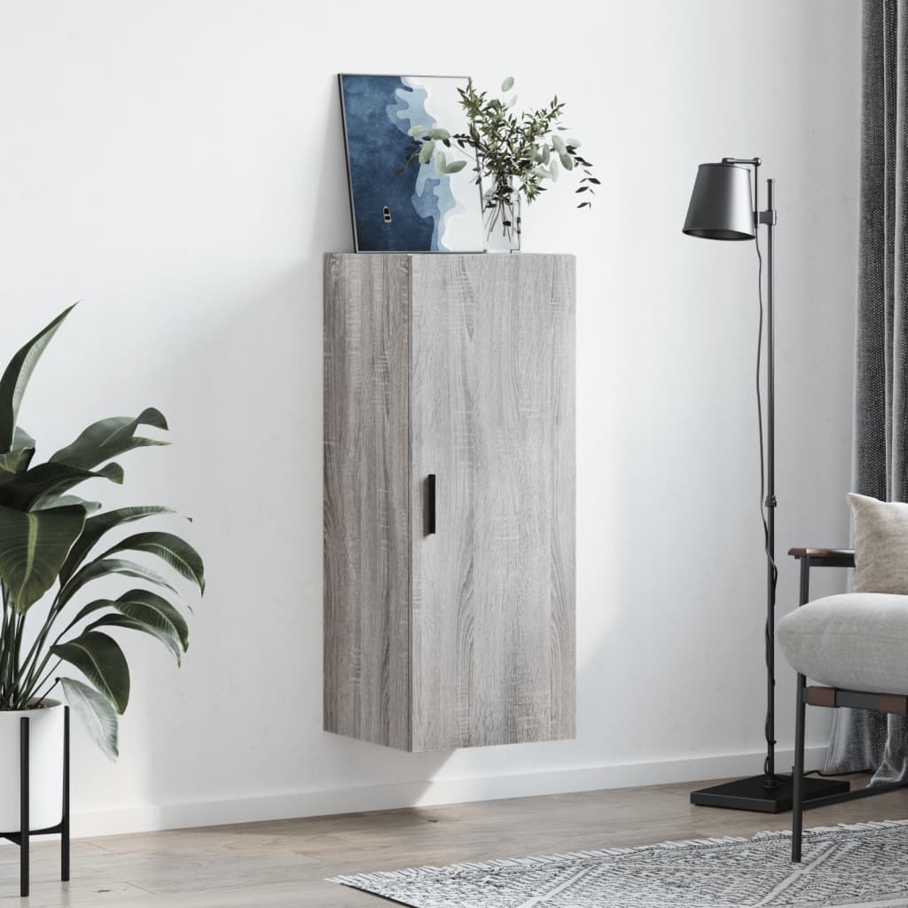 Sonoma Grey Wall Cabinet 34,5x34x90 cm