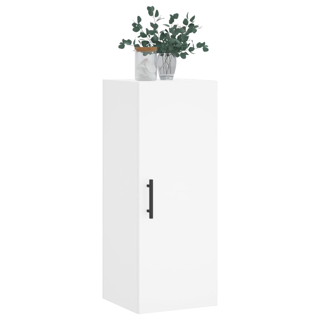 White wall cabinet 34.5x34x90 cm