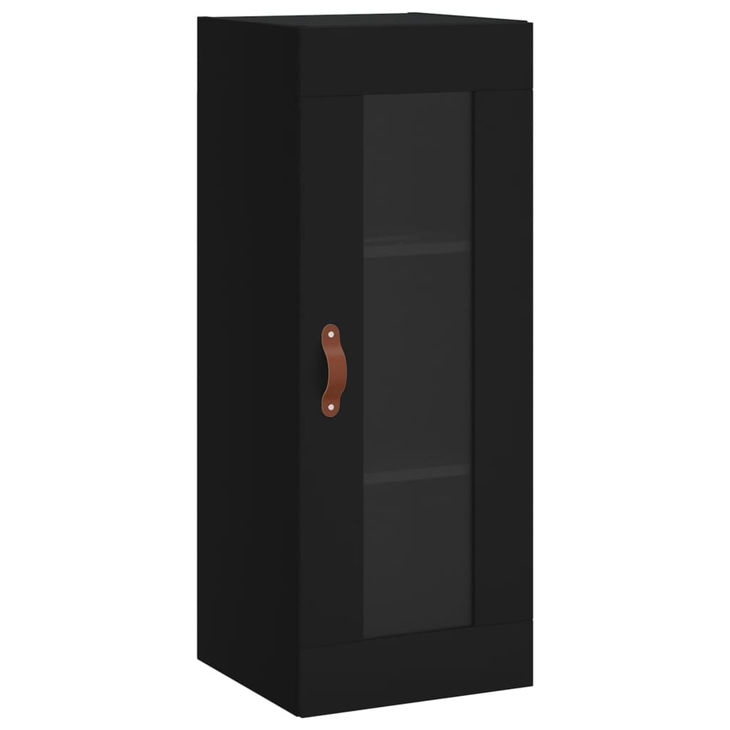 Black wall cabinet 34.5x34x90 cm