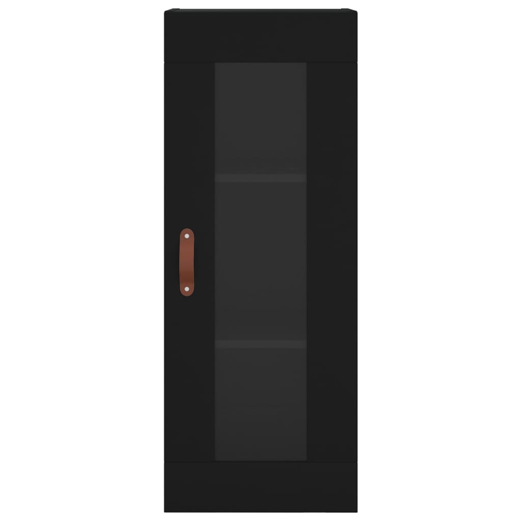 Armoire murale noir 34,5x34x90 cm