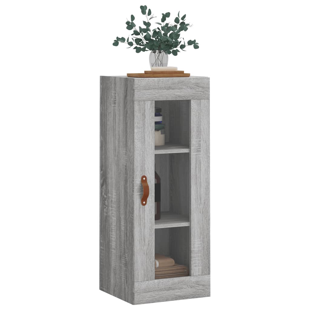 Sonoma Grey Wall Cabinet 34,5x34x90 cm