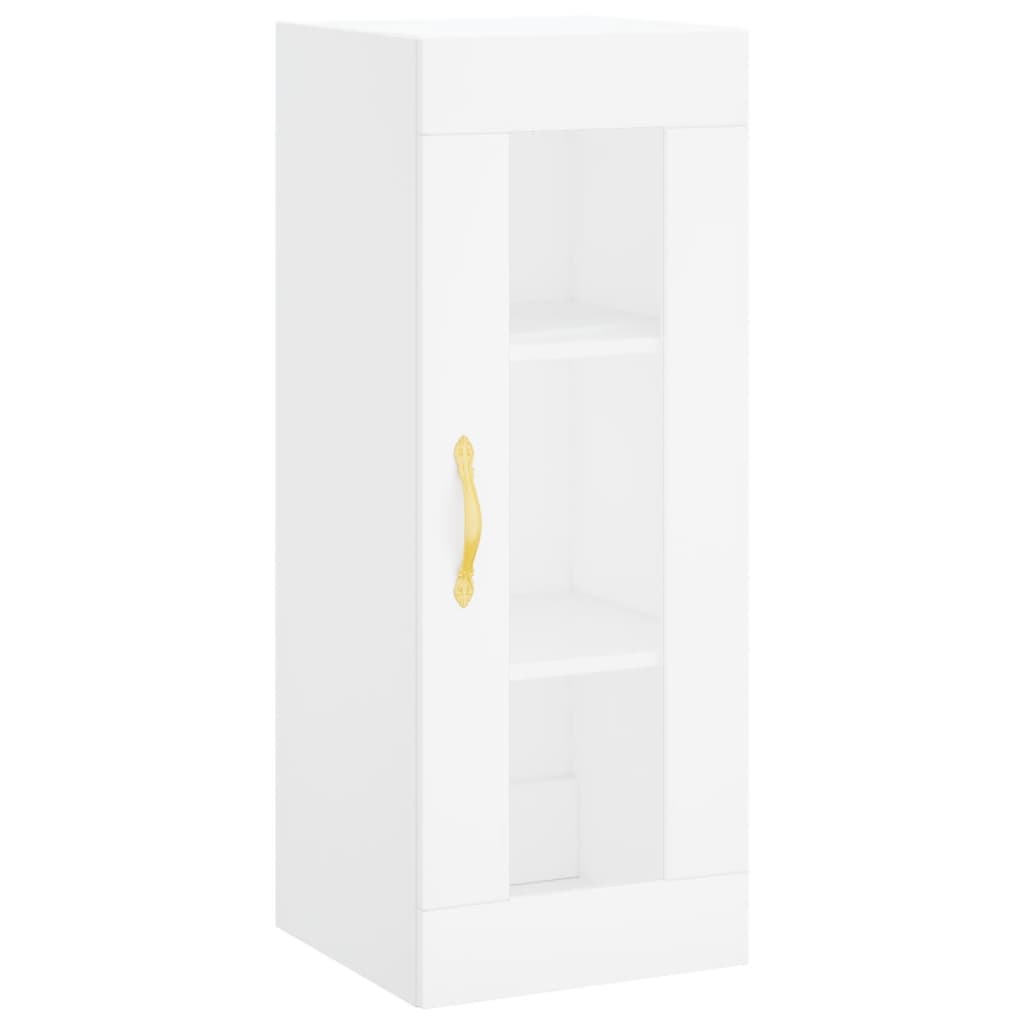 Armoire murale blanc 34,5x34x90 cm