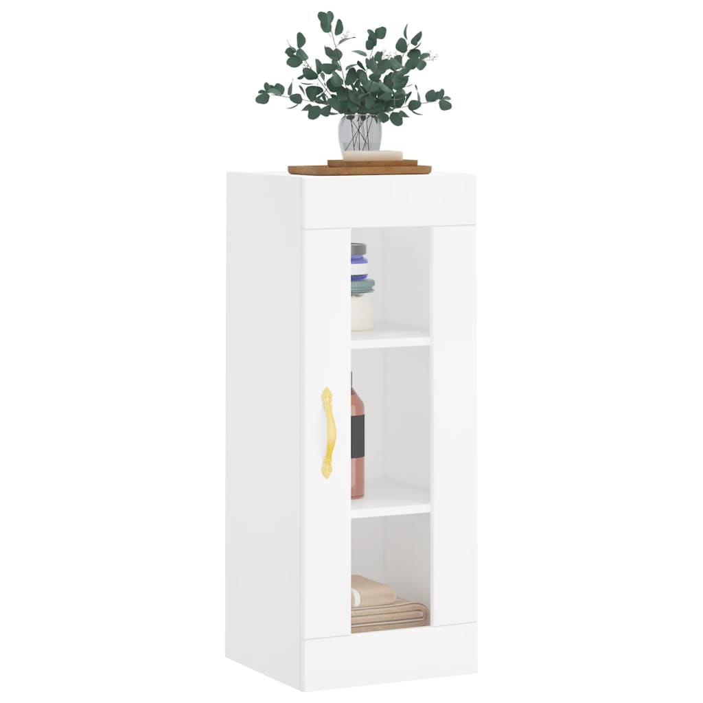 White wall cabinet 34.5x34x90 cm