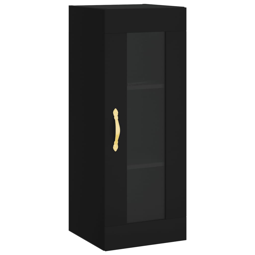 Black wall cabinet 34.5x34x90 cm