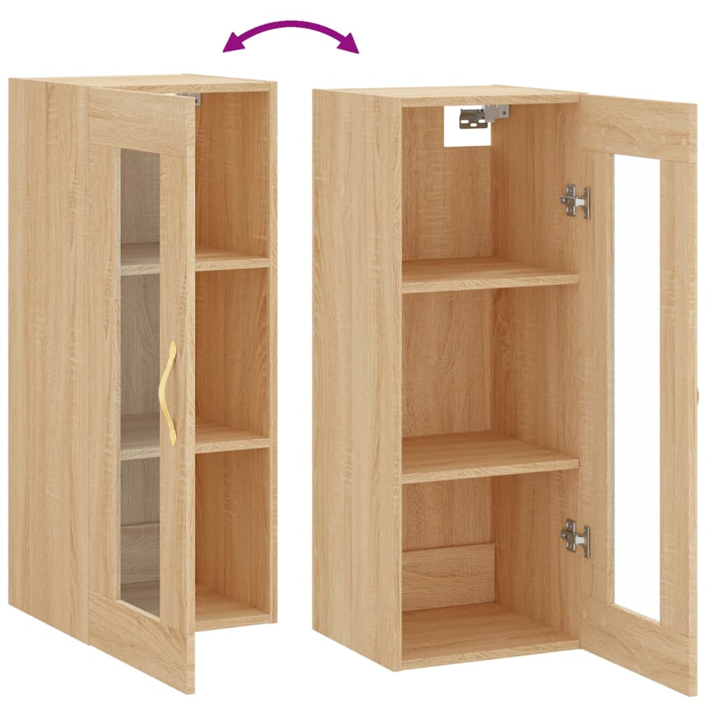 Sonoma oak wall cabinet 34.5x34x90 cm