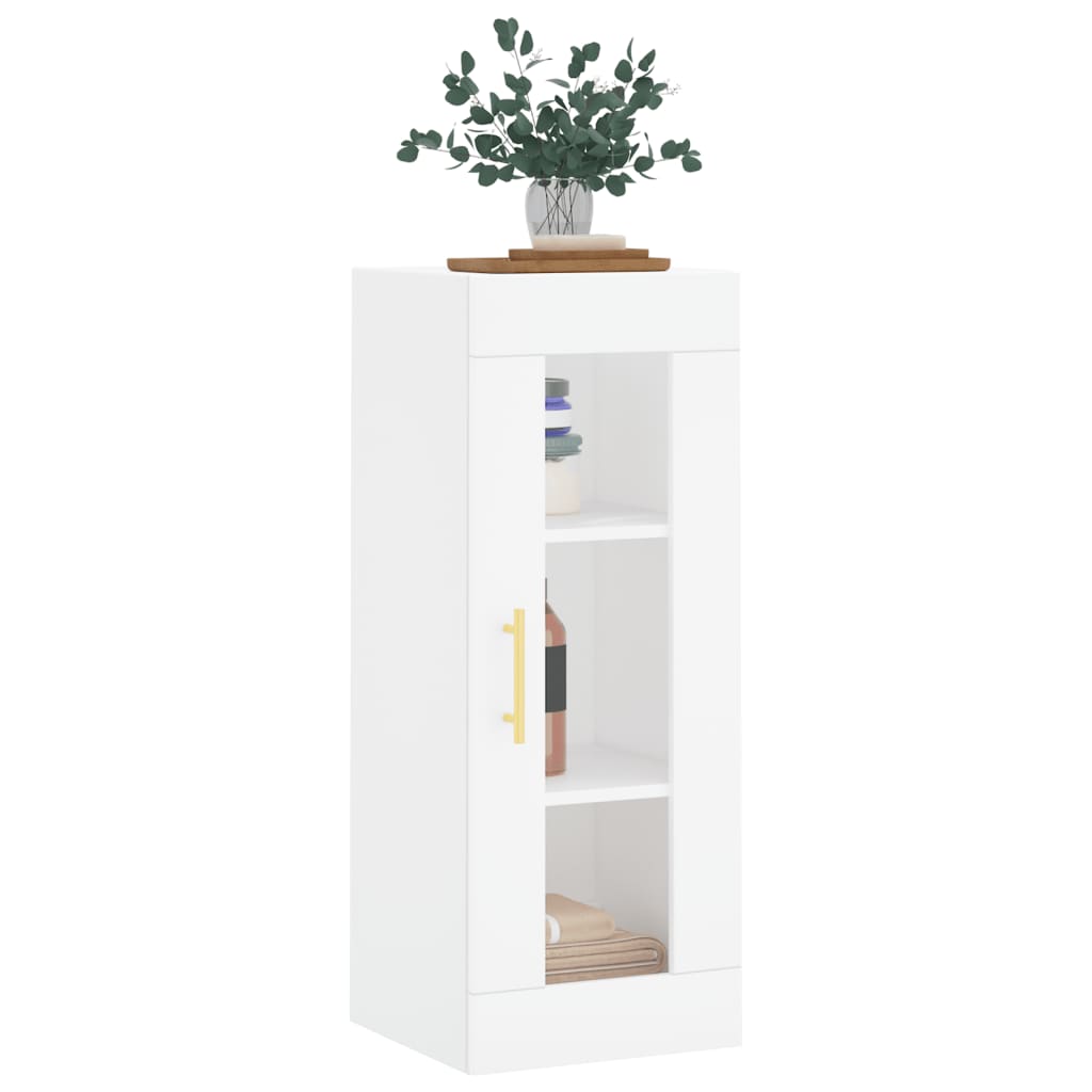 White wall cabinet 34.5x34x90 cm