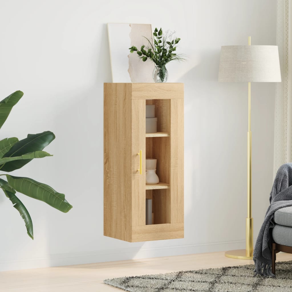 Sonoma Oak Wall Cabinet 34,5x34x90 cm