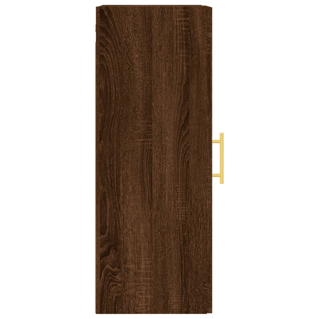 Braune Eichenwandschrank 34,5 x 34 x 90 cm