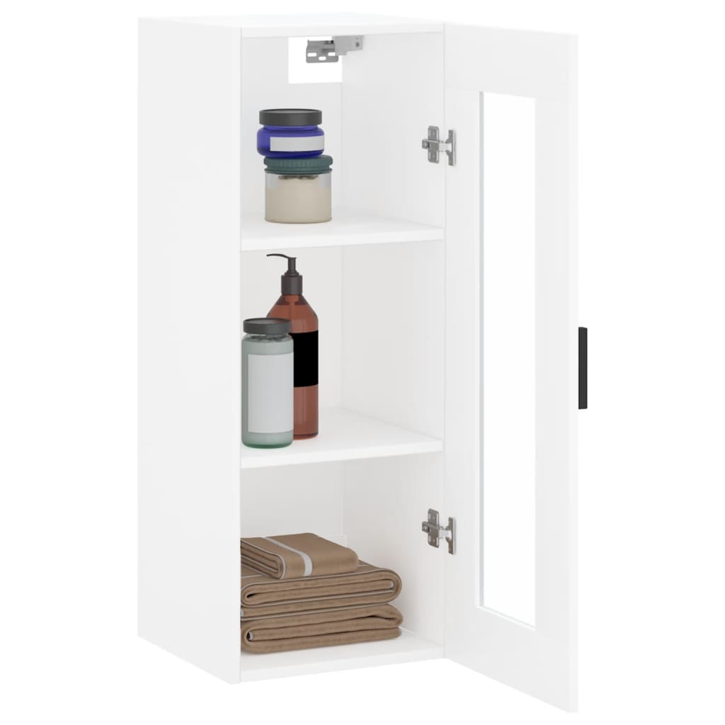 Weißer Wandschrank 34,5x34x90 cm