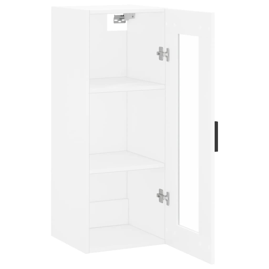 White wall cabinet 34.5x34x90 cm