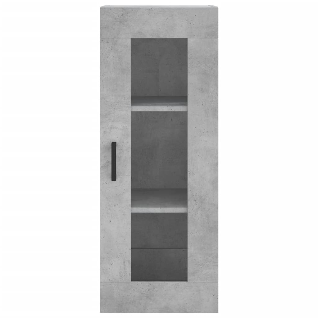 Concrete gray wall cabinet 34.5x34x90 cm