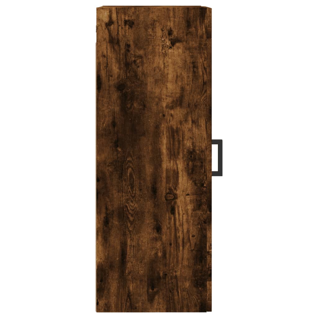 Smoked oak wall cabinet 34.5x34x90 cm