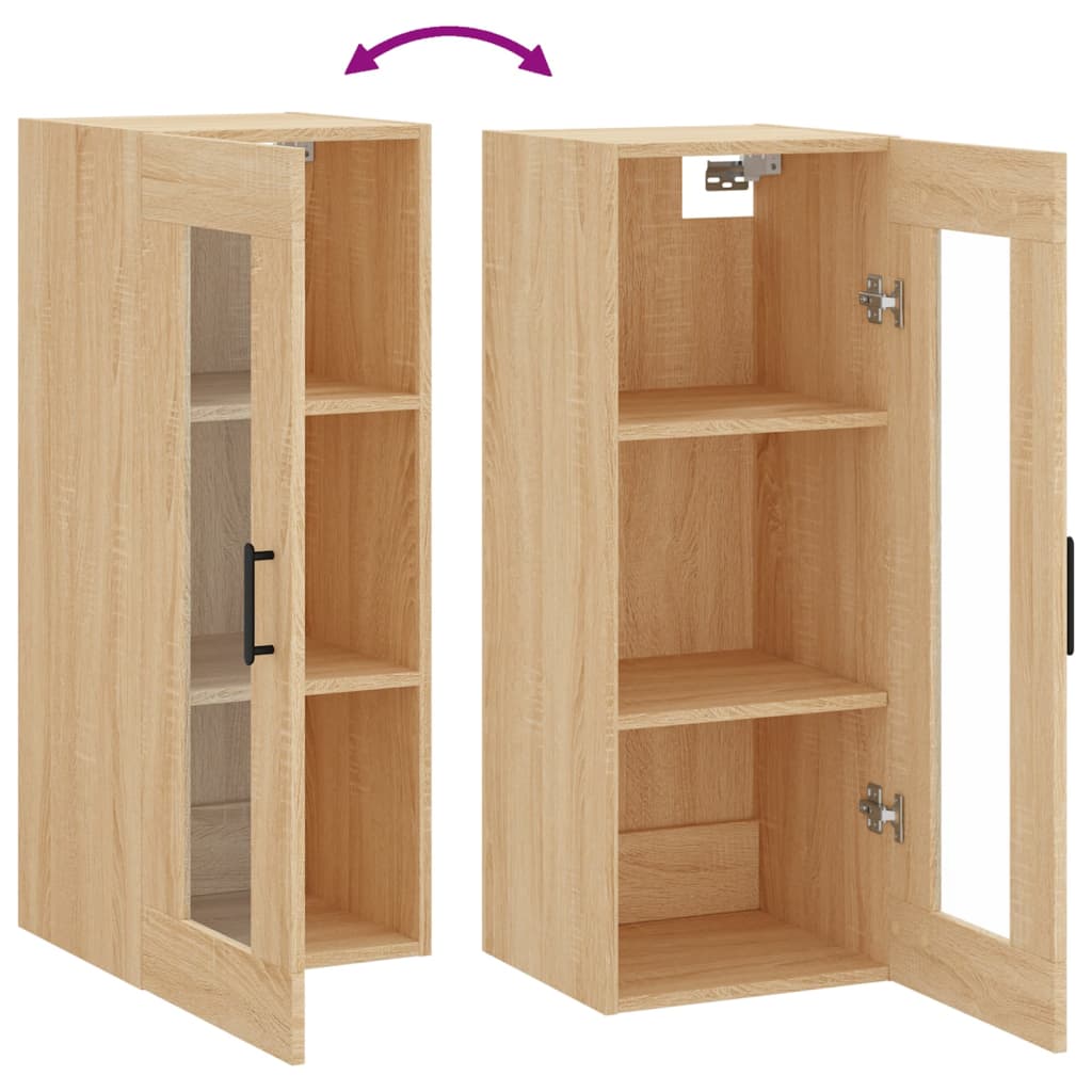 Sonoma Oak Wall Cabinet 34,5x34x90 cm