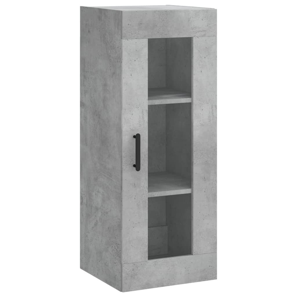 Concrete gray wall cabinet 34.5x34x90 cm