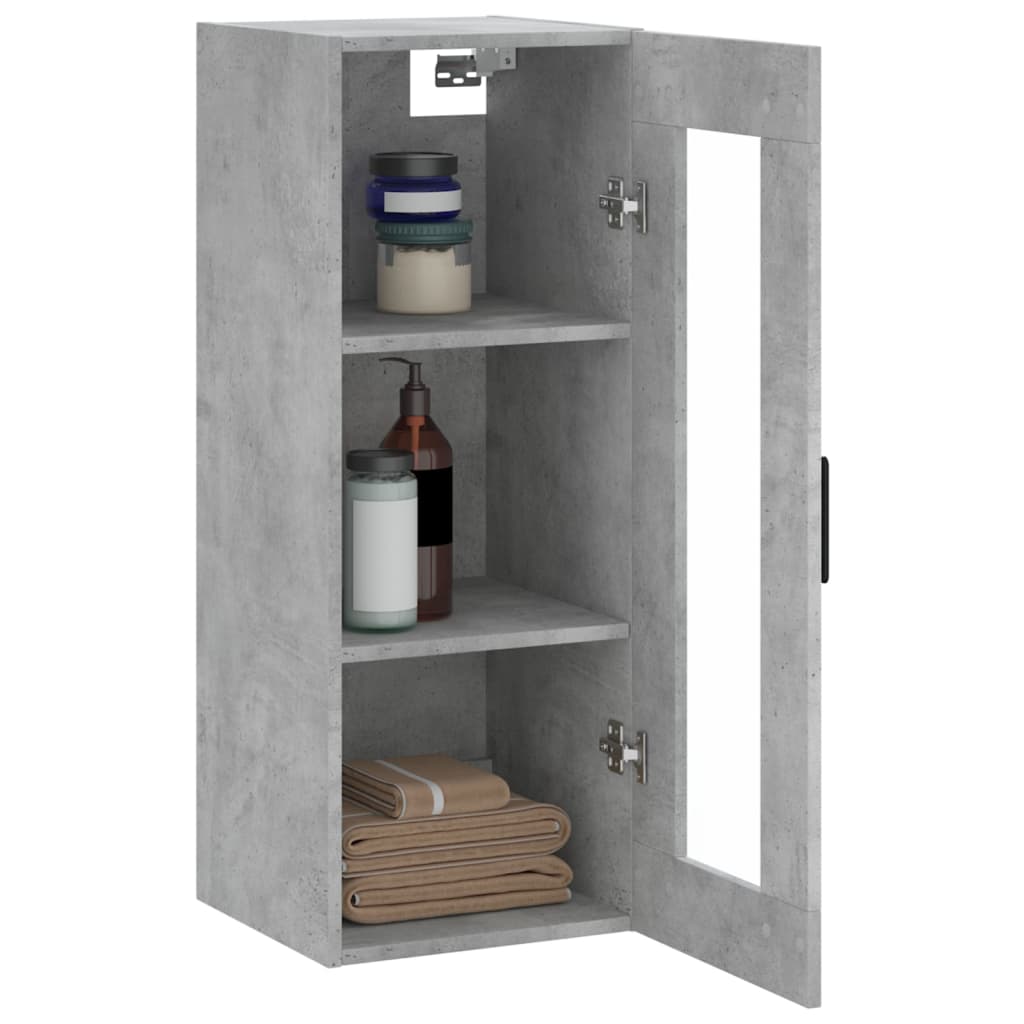 Betongrauwandschrank 34,5 x 34 x 90 cm