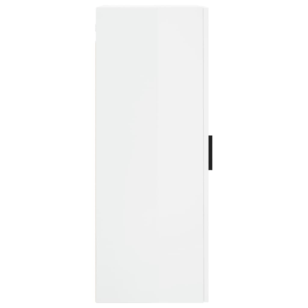 Brillanter weißer Wandschrank 34.5x34x90 cm