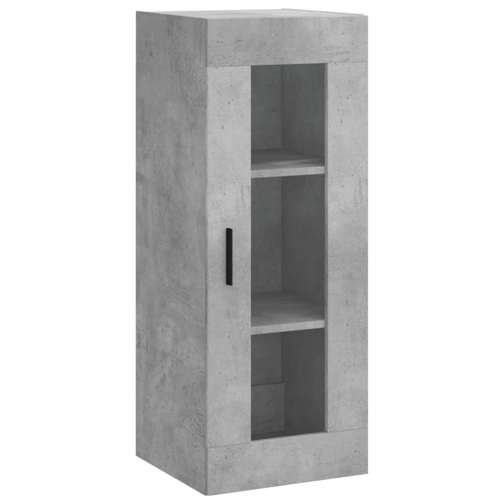 Armoire murale gris béton 34,5x34x90 cm