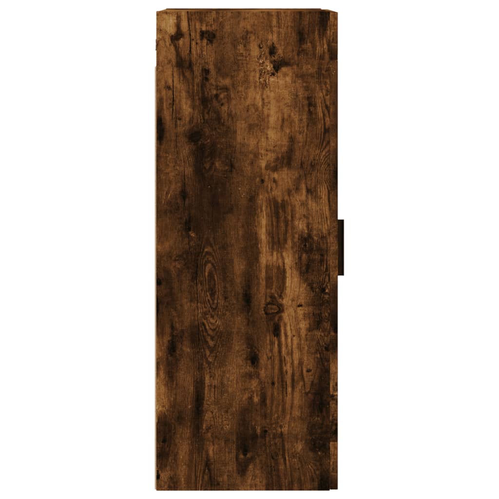 Smoked oak wall cabinet 34.5x34x90 cm