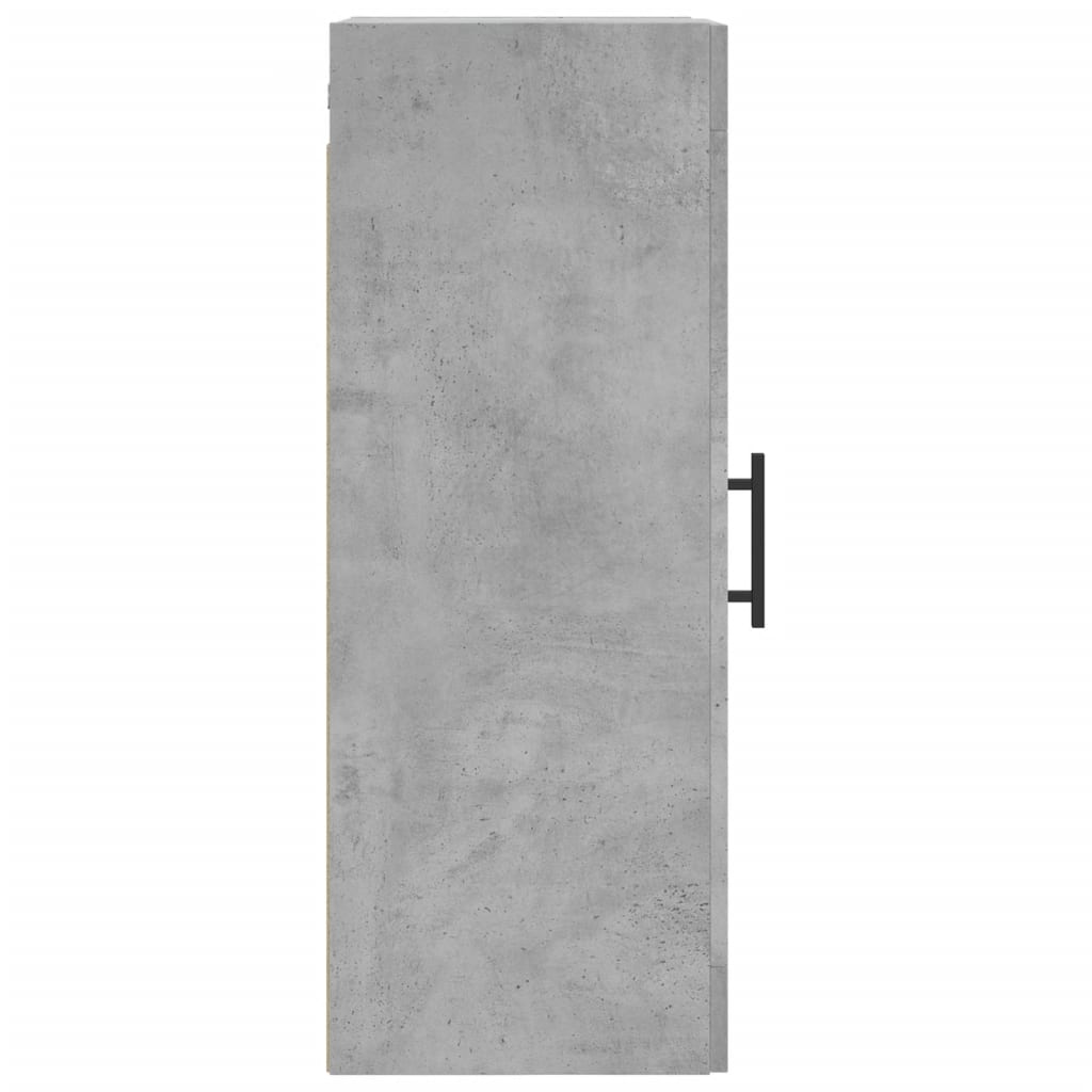 Armadietto a parete grigio in cemento 34.5x34x90 cm