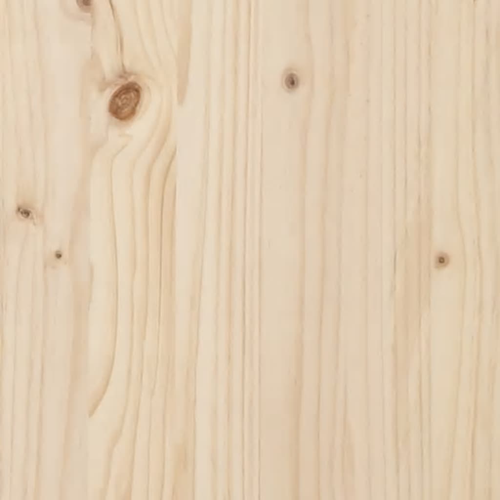 Struttura letto per bambini grigia 80x200 cm in legno di pino massiccio