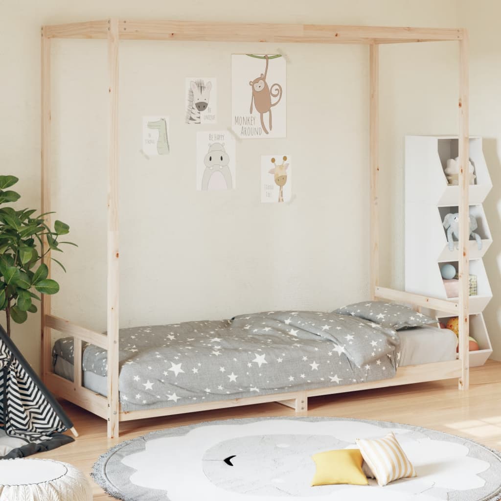 Farma del letto per bambini 80x200 cm in legno di pino solido