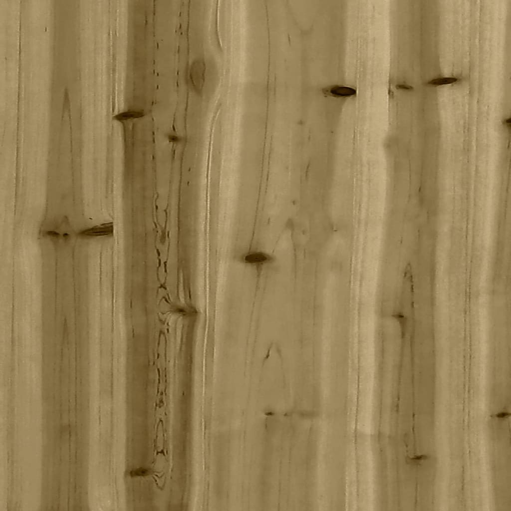 GABION GADION GARDE BANC 203x31x42 cm impregnated pine wood