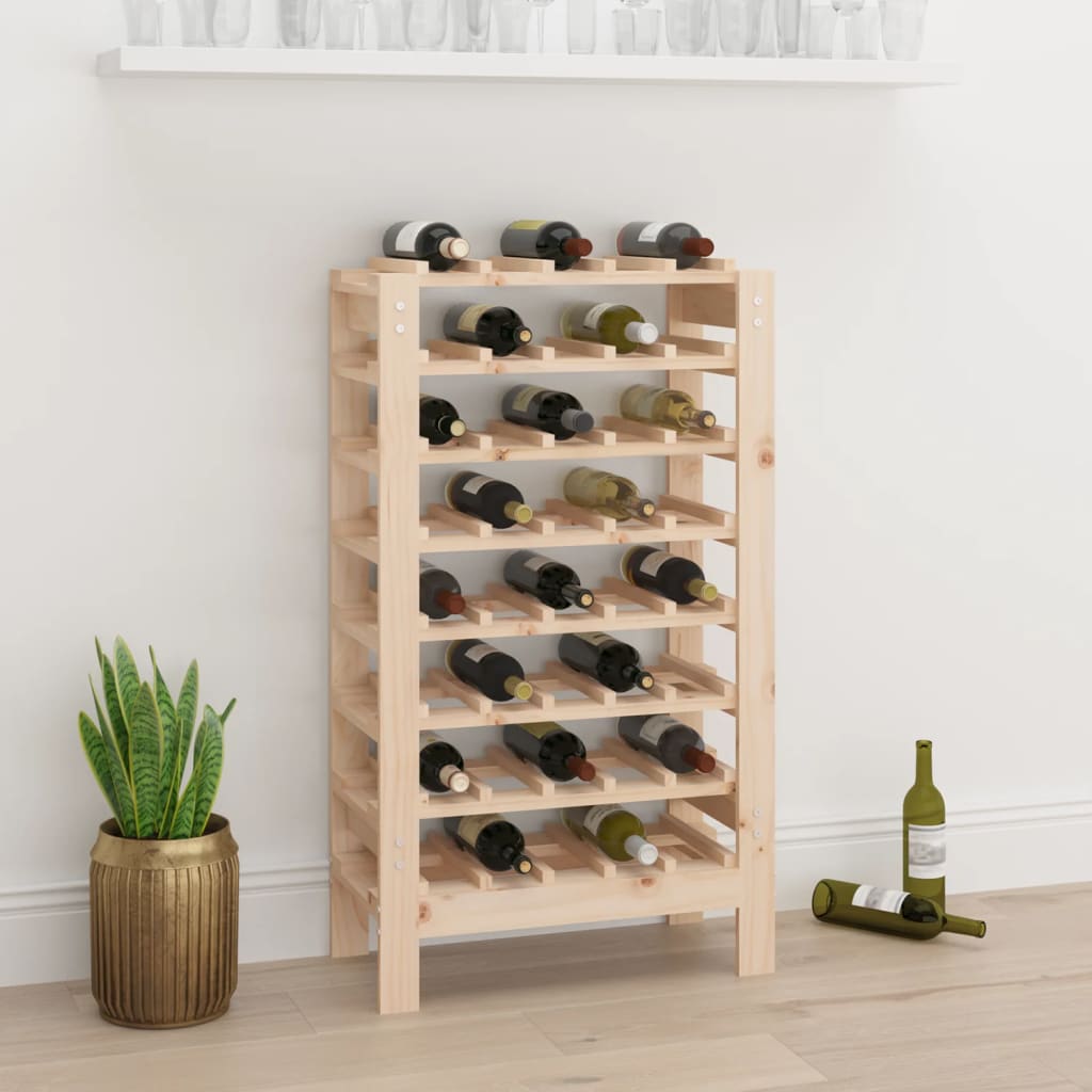 Wine record 61.5x30x107.5 cm Solid pine wood