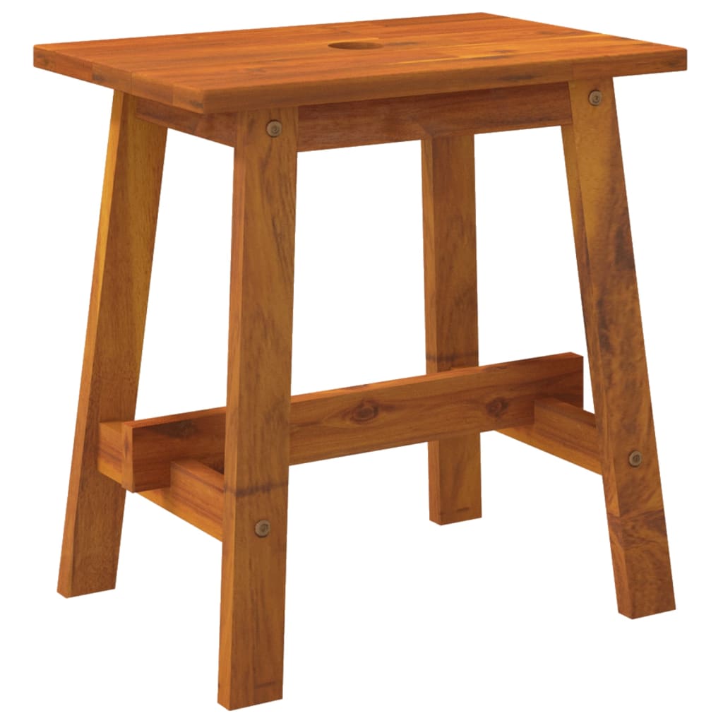Stuhl 45x29x45 cm rechteckiger Akazienholz fest