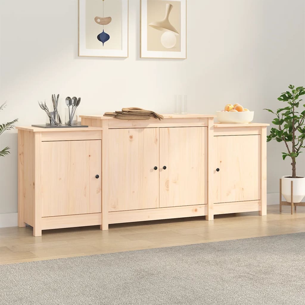 Credenza 164x37x68 cm Legno di pino massiccio