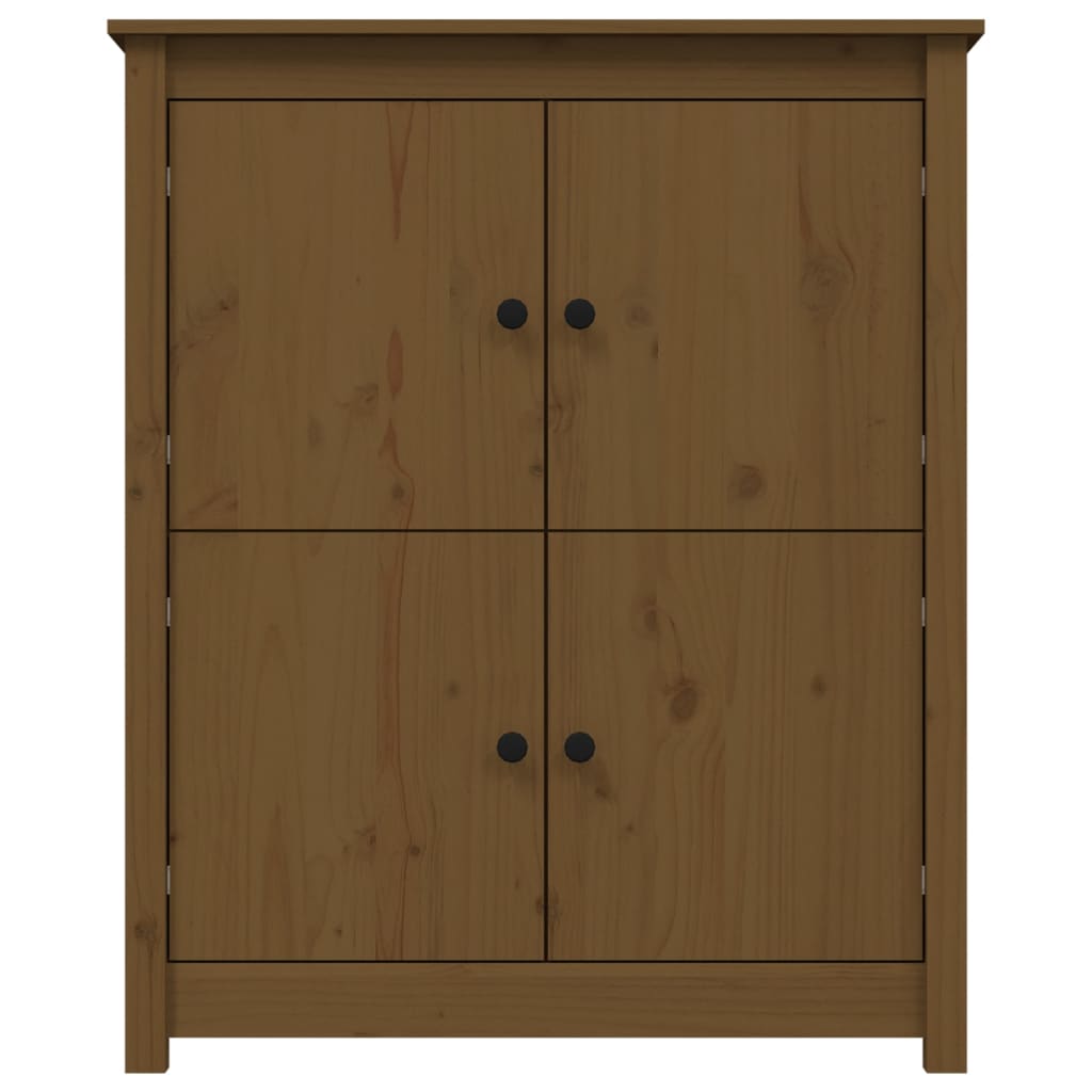 Honey brown buffet 83x41.5x100 cm solid pine wood