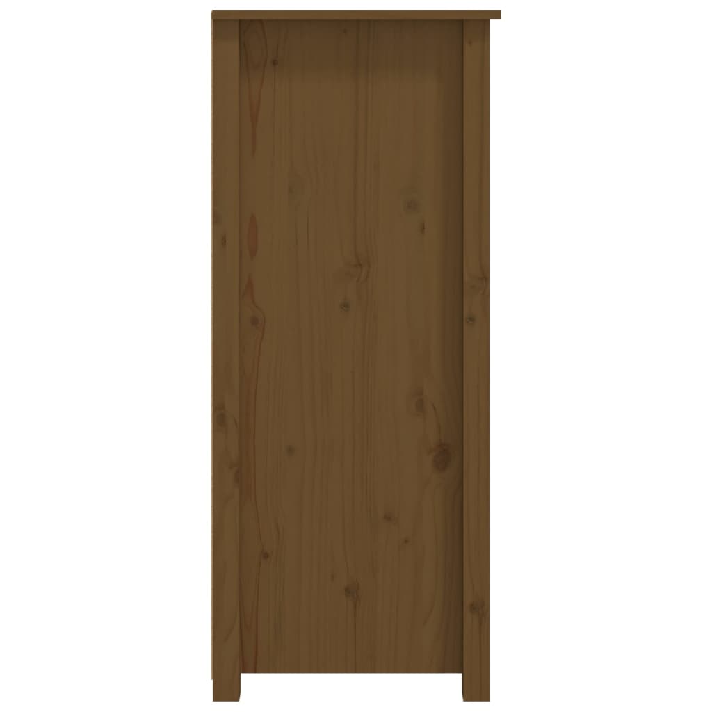 Honey brown buffet 83x41.5x100 cm solid pine wood