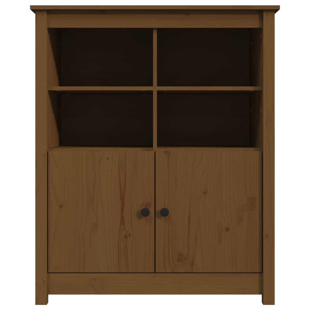 Honey brown buffet 83x41.5x100 cm solid pine wood