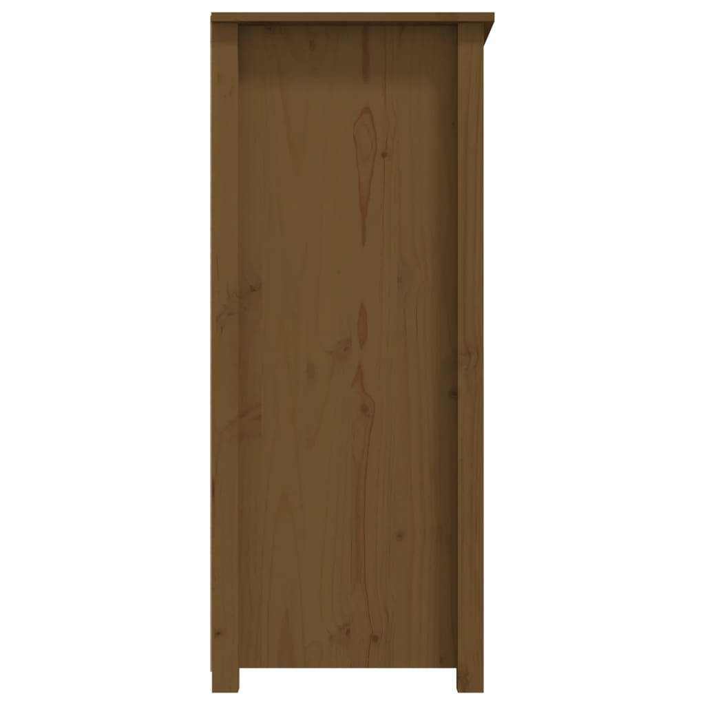 Honey Brown Buffet 83x41.5x100 cm Pine in legno solido