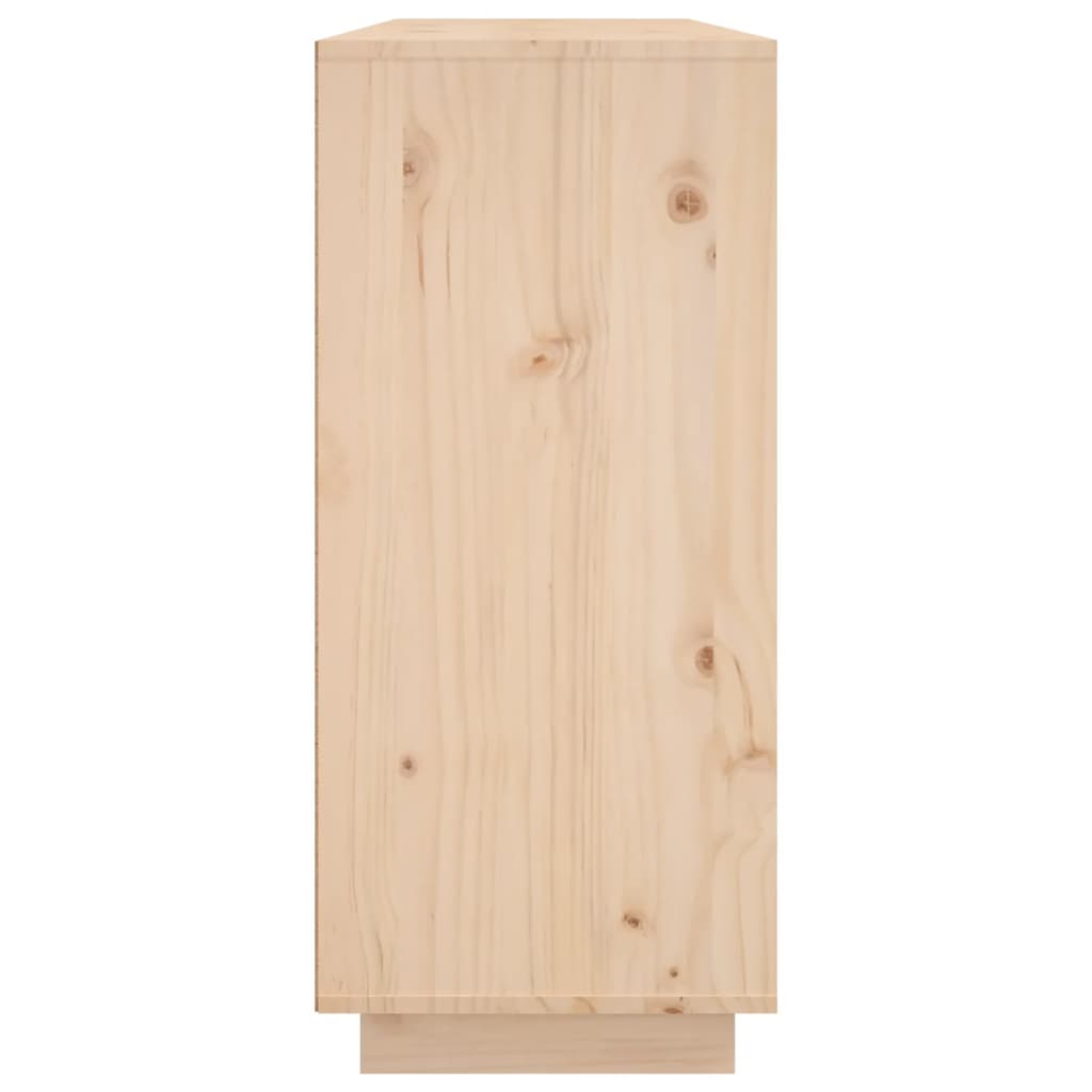 Buffet 120x35x80 cm in legno di pino solido
