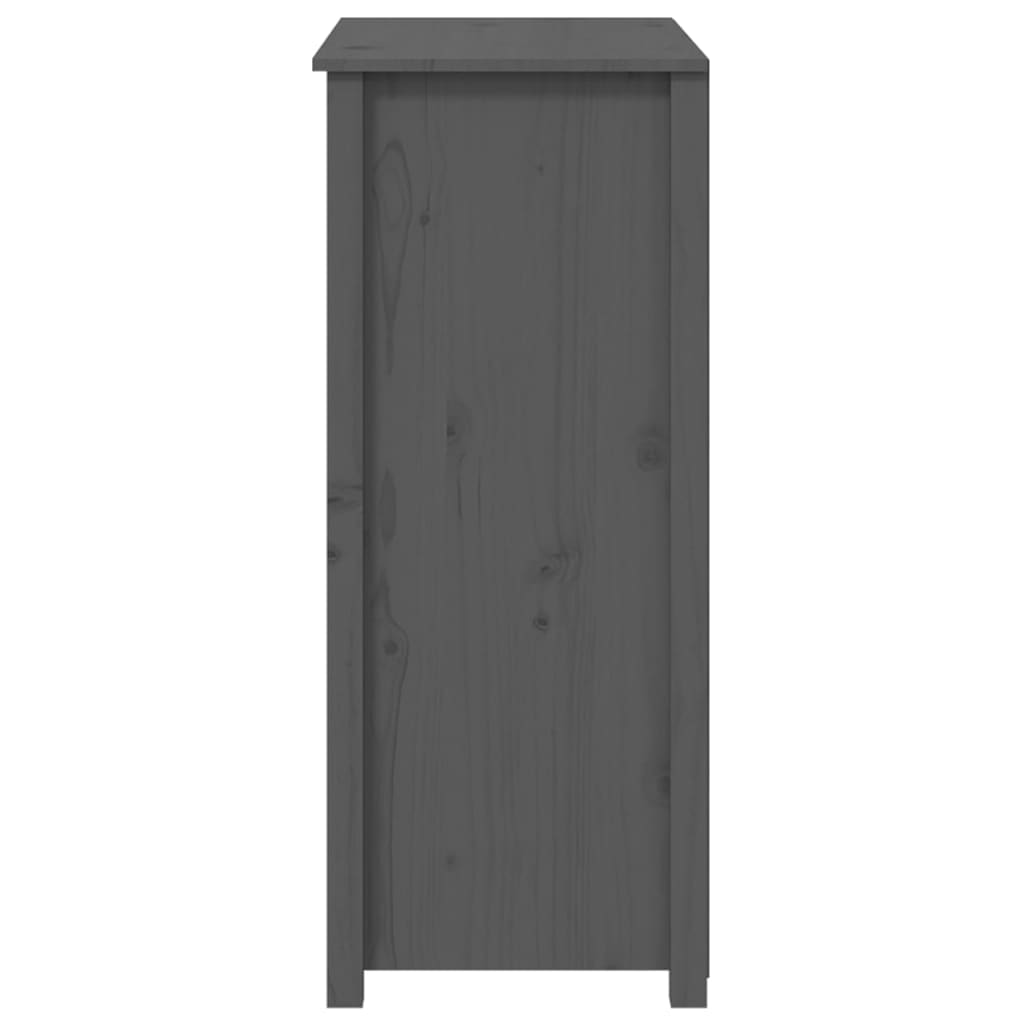 Gray buffet 83x41.5x100 cm Solid pine wood