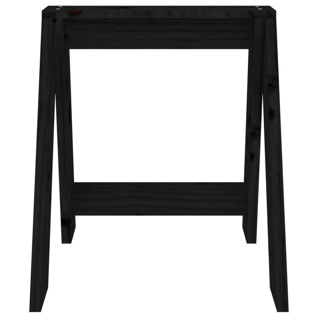 Stuhl viele 2 schwarze 40 x 40 x 45 cm Festkieferholz