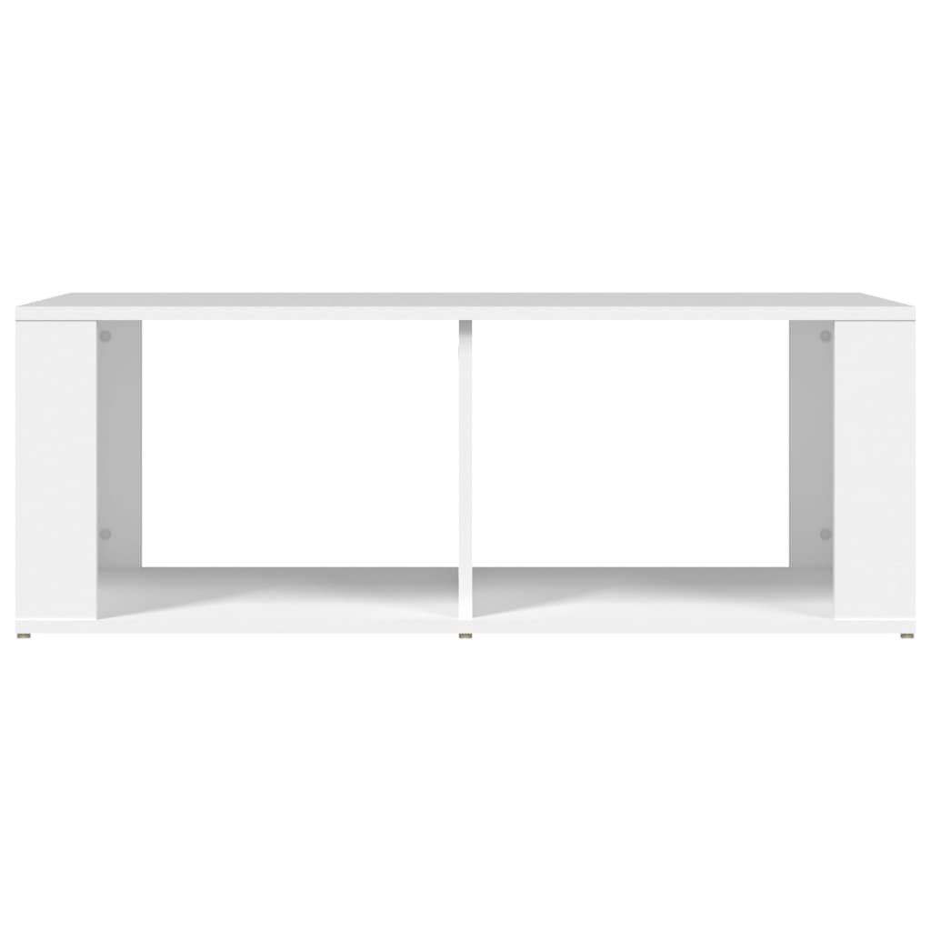 Tavolino bianco da caffè 100x50x36 cm ingegneria