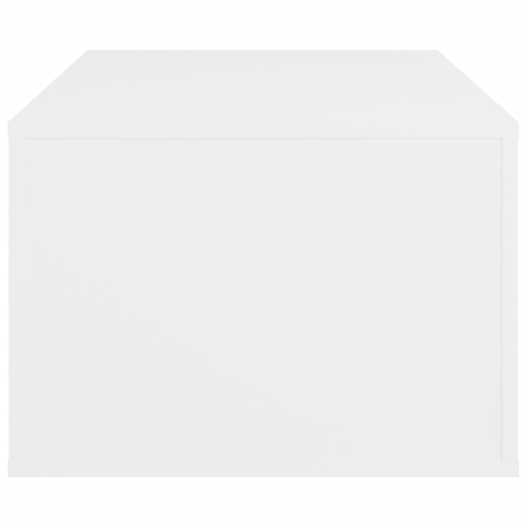 Tavolino Bianco 100x50,5x35 cm MDF