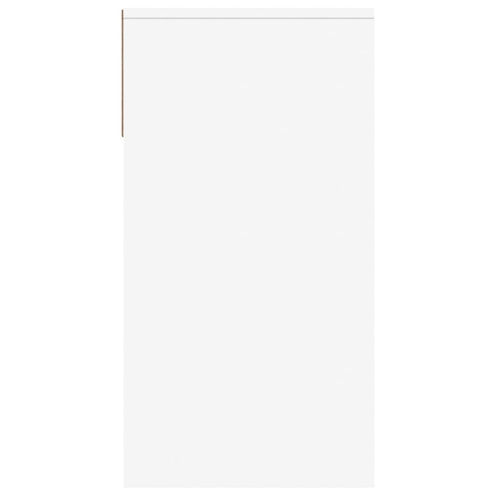Tabella console bianca 100x39x75 cm ingegneristica legna